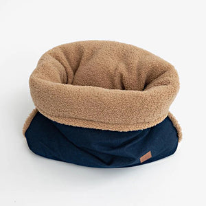 Pet & Co. Kuschelsack / Snuggle Bed Denim (Teddy Fur)